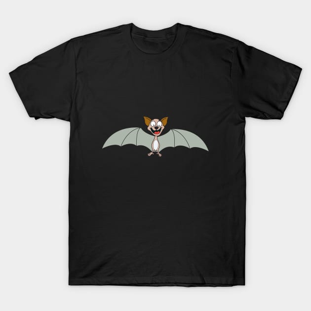 Happy Bat T-Shirt by Wickedcartoons